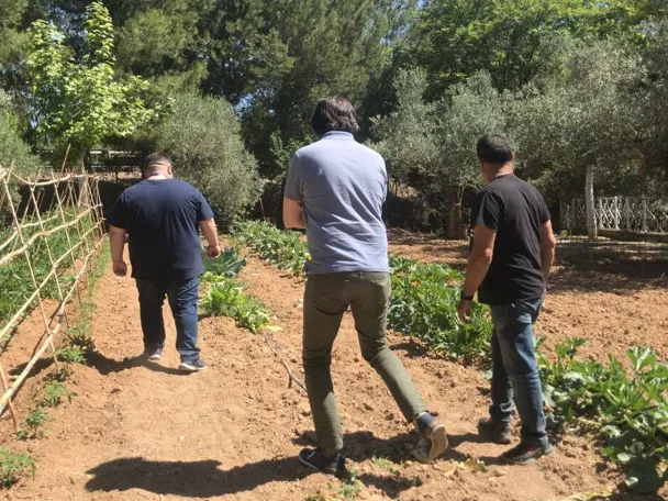 Imagen paseando por la huerta de Juan Monteagudo