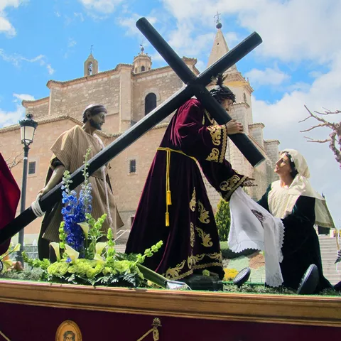 Imagen de una escena religiosa