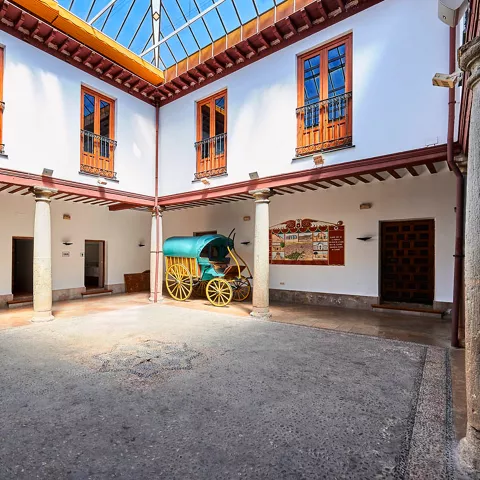 Patio del Palacio Don Diego en La Solana