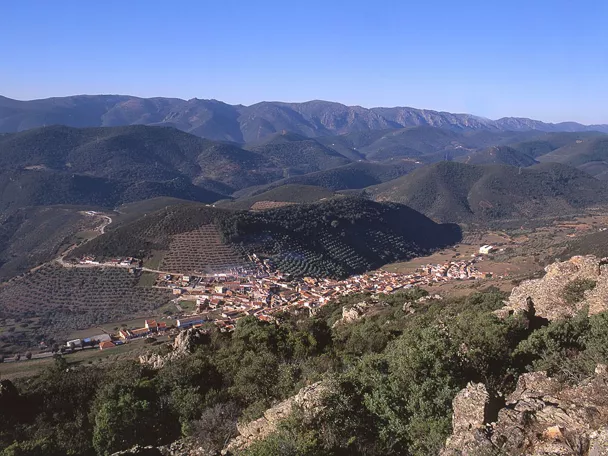 Imagen aérea de Solana desde lejos