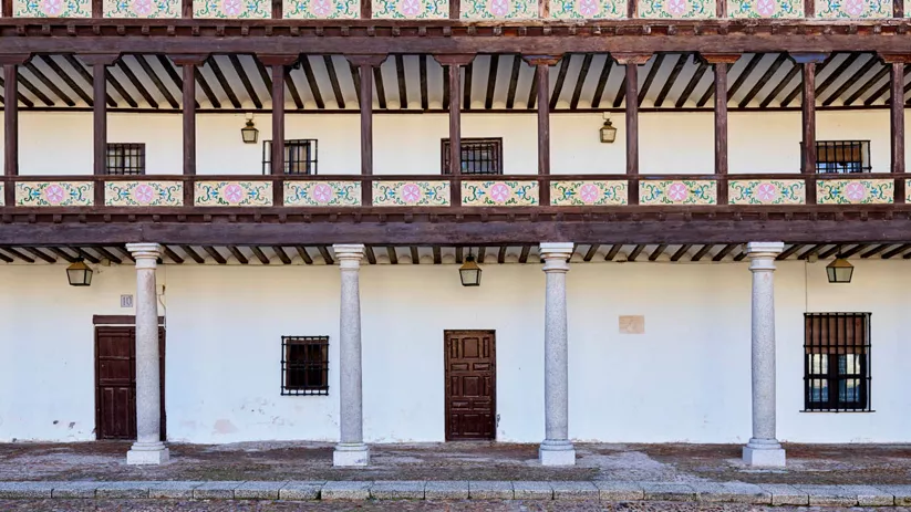 Detalle de la Plaza Mayor de Tembleque