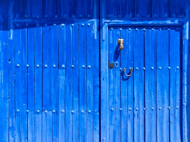 Típica puerta manchega en El Toboso