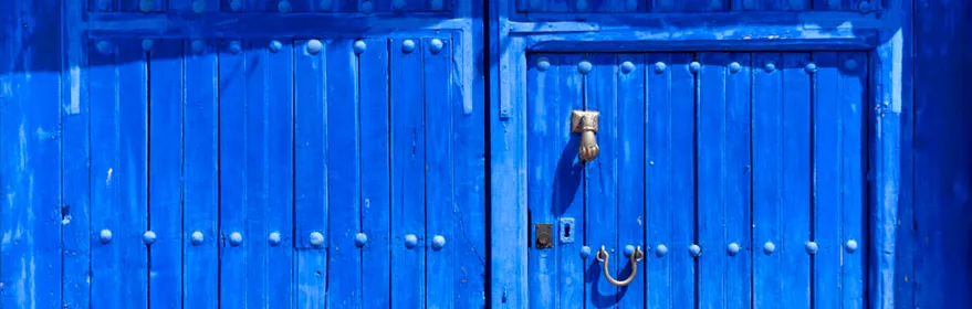 Típica puerta manchega en El Toboso