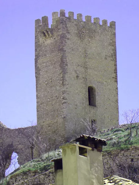 Torre del castillo de Vilora, provincia de Cuenca