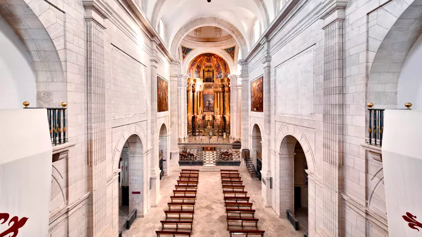 Interior de la iglesia del Monasterio de Uclés