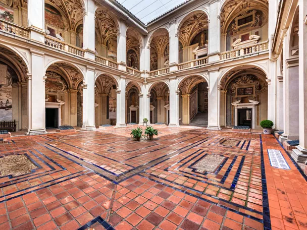 Patio del Palacio del Marqués de Santa Cruz, Viso del Marqués