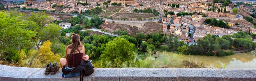 Vista de Toledo a la puesta de sol