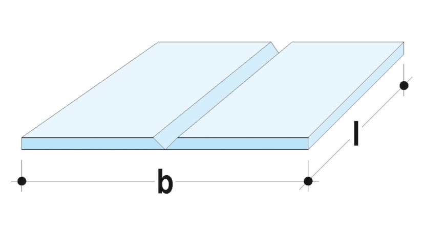 Knauf - 1 unverleimte V-Fräsung 90° - 1-unverleimte V-Fräsung 90Grad