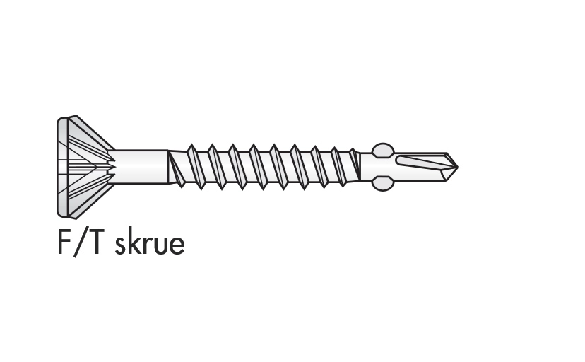 Knauf - Skruer, F/T - F/T skrue