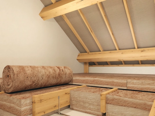 Knauf - NatuRoll Plus - loft-floor-insulation