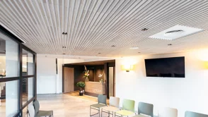Rold12 acoustic ceiling tiles in clinic