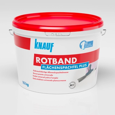 Knauf - Rotband Flächenspachtel Plus - 4006379138784_Rotband Flächenspachtel Plus_front_10 kg