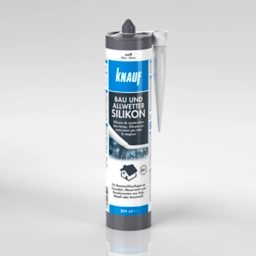 Knauf - Bau & Allwetter Silikon - 4006379143078_Bau- und Allwetter-Silikon_front_300 ml_weiß