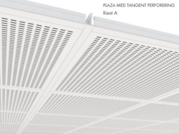 Knauf - Plaza Tanget S15/24 12.5 akustiikkalevy, akustiikkakatto - Knauf Danoline Plaza Tangent A-reuna