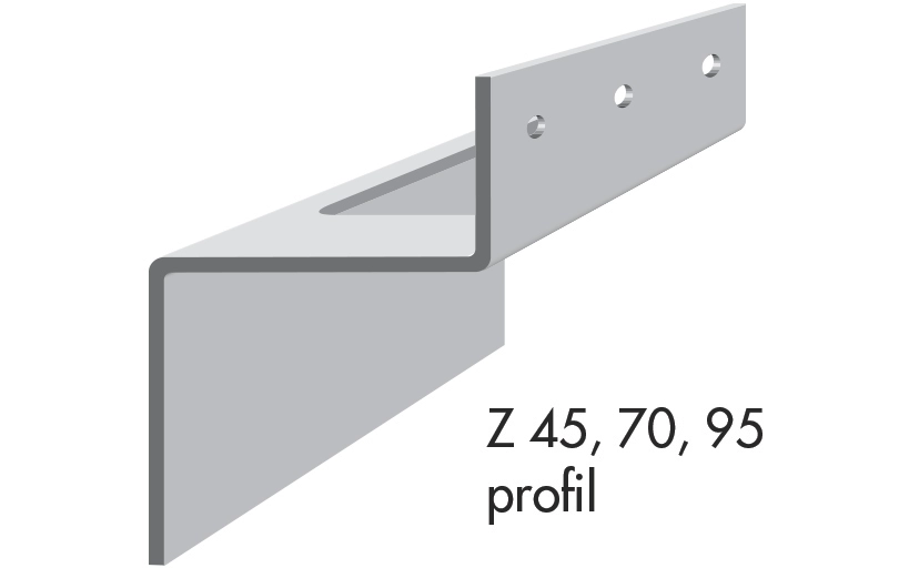 Knauf - Z-profil, 70 0,7 - Z-profiler