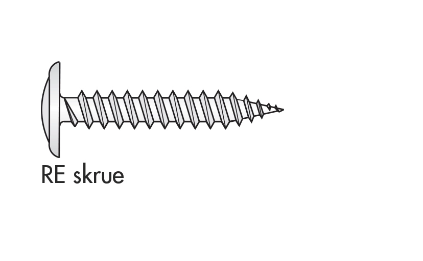 Knauf - Skruer, RE - RE skrue