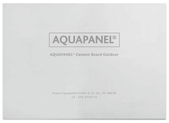 Knauf - AQUAPANEL® Outdoor säänkestävä julkisivulevy - AQUAPANEL® Cement Board Outdoor_Board Image_HR.jpg