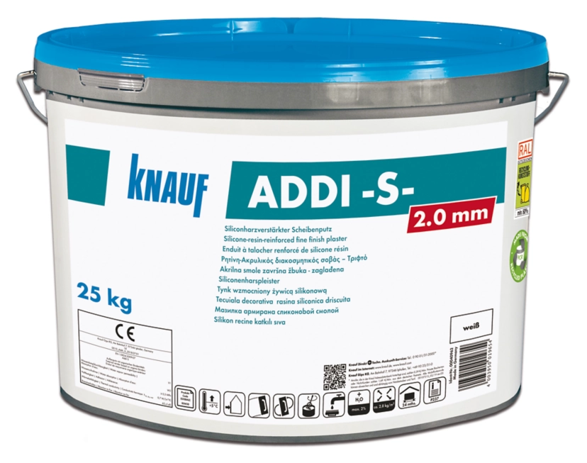 Knauf - Addi S 2.0 - Addi S 2,00mm weiß 25kg Eimer