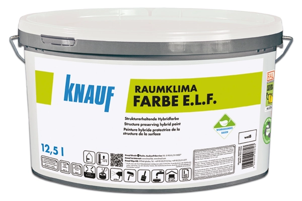 Knauf - Raumklima Farbe E.L.F. - Raumklima Farbe E.L.F. 12,5l