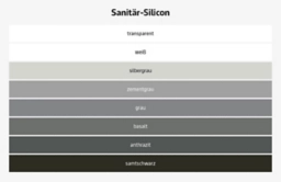 Knauf - Sanitär Silikon - Farbtafel Sanitär Silikon Teil 1