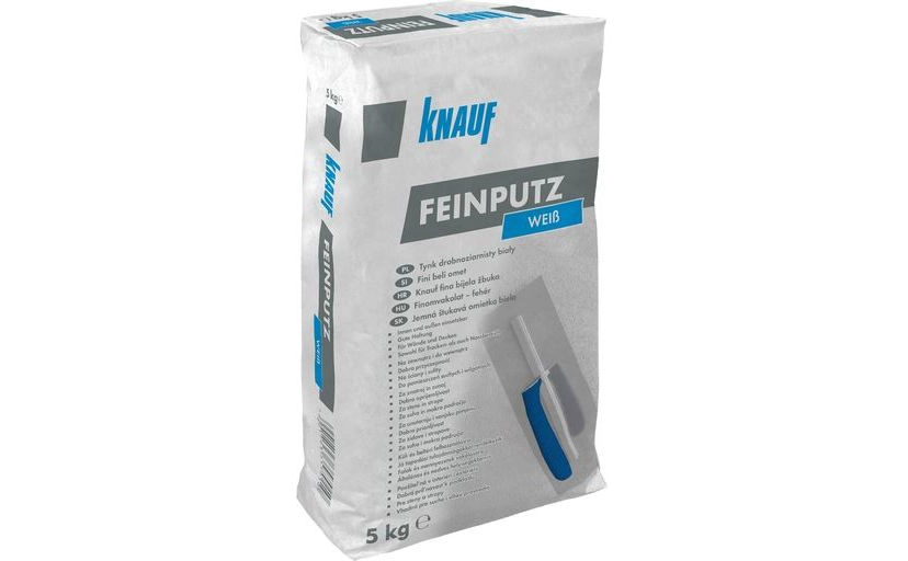 Knauf - Feinputz weiß 5 kg - 00234571 Feinputz weiß 5 kg