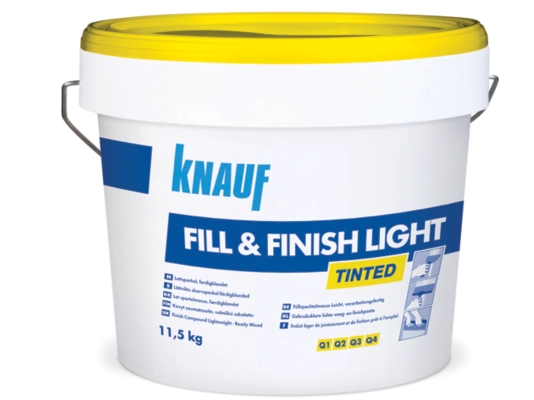 Knauf - Light Plus 3 sävytetty saumatasoite, valmistasoite - Fill&Finish Light tinted 11,5 kg