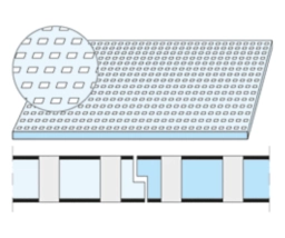 Knauf - Cleaneo linear 12/25 Q 12,5 - Gerade Quadratlochung Linear