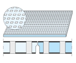 Knauf - Cleaneo UFF 8/18 Q 12,5 - Gerade Quadratlochung UFF