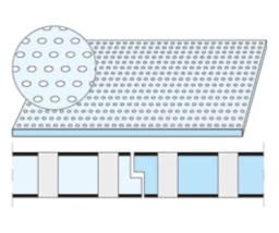 Knauf - Cleaneo linear 8/18 R 12,5 - Gerade-Rundlochung-Linear