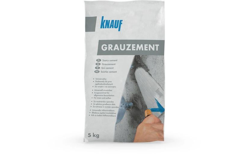 Knauf - Grauzement 5 kg - 00228623 Grauzement 5 kg