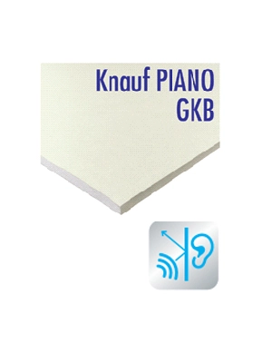 Knauf - Knauf PIANO D 13 (GKB 12,5mm) - Imagine-placa-fonica-piano-d-13-125mm