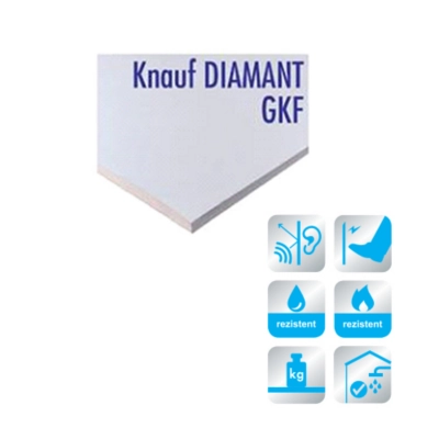 Knauf - Knauf DIAMANT (GKFI 15 mm) - Imagine-placa-knauf-diamant-hrak-gkf-i-150mm