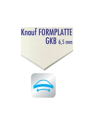 Knauf - Knauf FORMPLATTE (GKB 6.5mm) - Imagine-placa-knauf-formplatte-ak-gkb-65mm