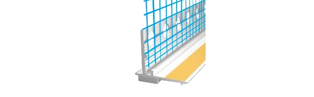 Knauf - Aansluitingsprofiel PVC zonder dichtingslip