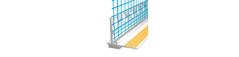 Knauf - Profilé de jonction PVC sans languette d'étanchéité - Profilé de jonction PVC sans languette d'étanchéité - Aansluitingsprofiel PVC zonder dichtingslip