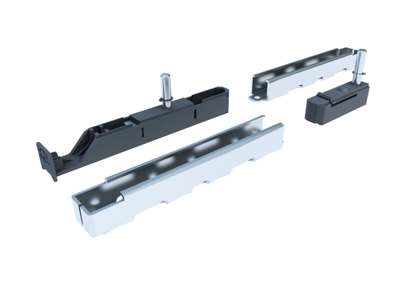 Knauf - Loopwagen verdekt voor infrezing deurblad - Fixation encastrée pour porte en bois - Loopwagen verdekt voor infrezing deurblad