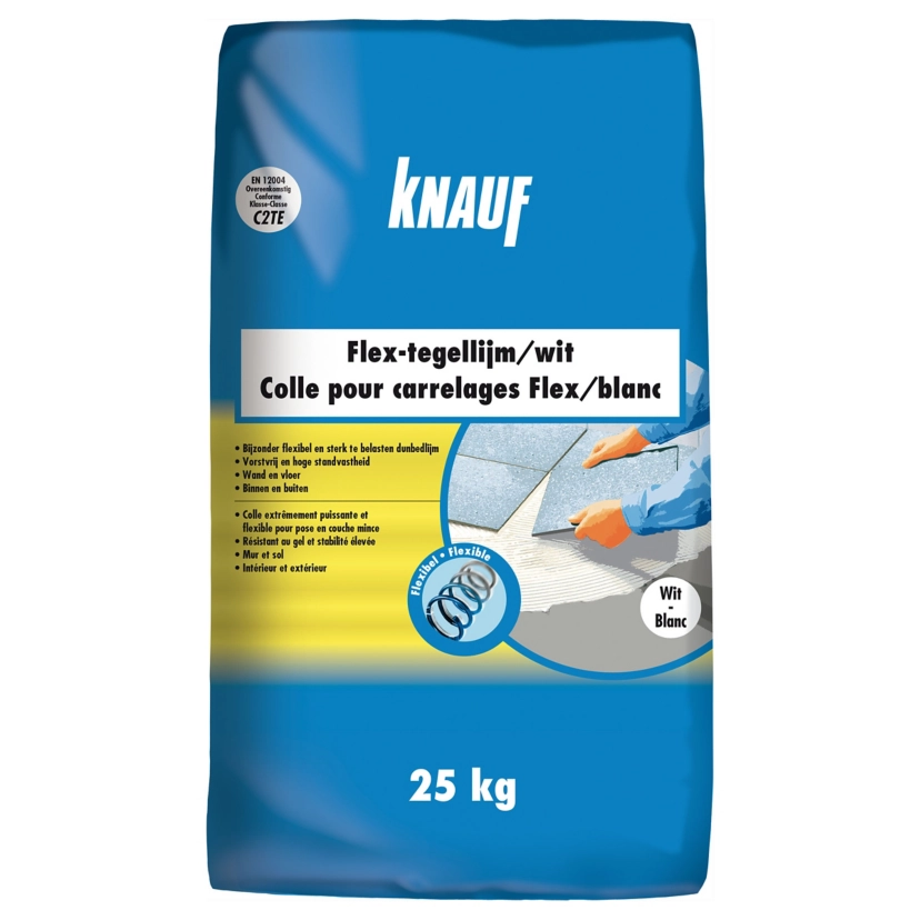 Knauf - Colle pour carrelages Flex C2TE - Colle pour carrelages Flex C2TE - Flex-tegellijm C2TE