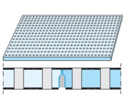 Knauf - SoundDesign Cleaneo Rotondo UFF 6/18 R - SoundDesign Rotondo UFF-Perforation ronde régulière - SoundDesign Rotondo UFF - Regelmatige ronde perforatie