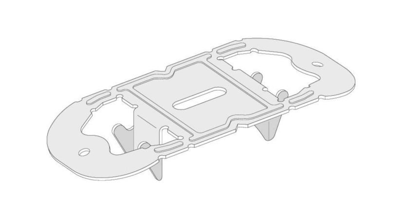 Knauf - Montageclip voor rechtstreekse bevestiging CD 60/27 profiel - Clip de montage pour fixation directe de profilés CD 60/27 - Montageclip voor rechtstreekse bevestiging CD 60/27 profiel