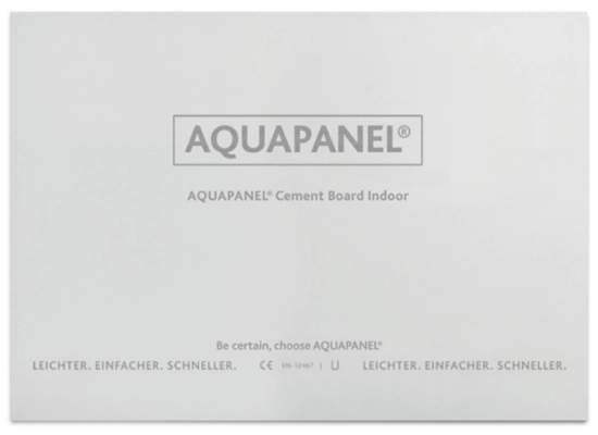 Knauf - AQUAPANEL® Cement Board Indoor 12,5 - Aquapanel KUS_ACBIndoor_NeuePlatten_DE_LR