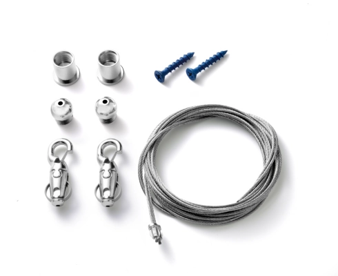Knauf - KIT Sound - Haak - Bevestigings kit met kabels 2 meter