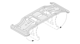 Knauf - Kreuzverbinder für CD 60/27 C3 - Kreuzverbinder-CD60x27