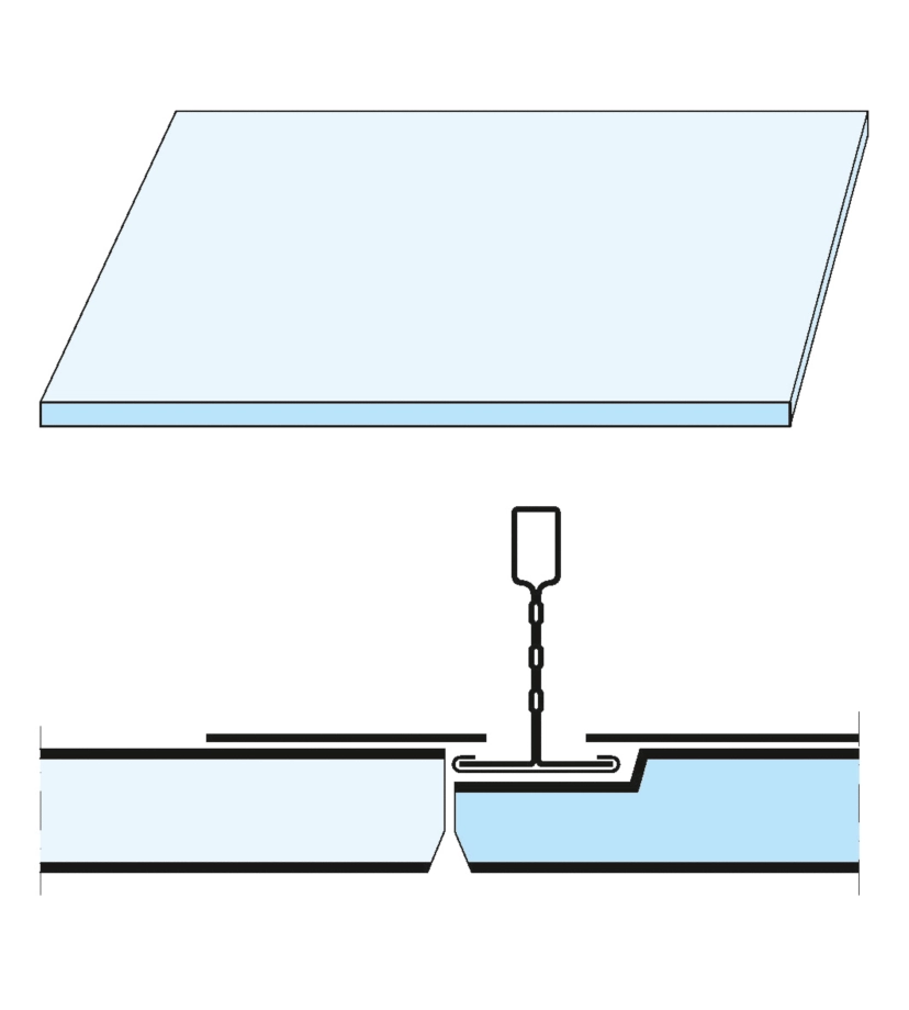 Knauf - Contur Regula S24 12,5 - Lochung Regula Contur-D