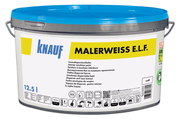 Knauf - Malerweiss E.L.F. - Malerweiss ELF 12,5L
