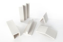 Gipsskivor förformade