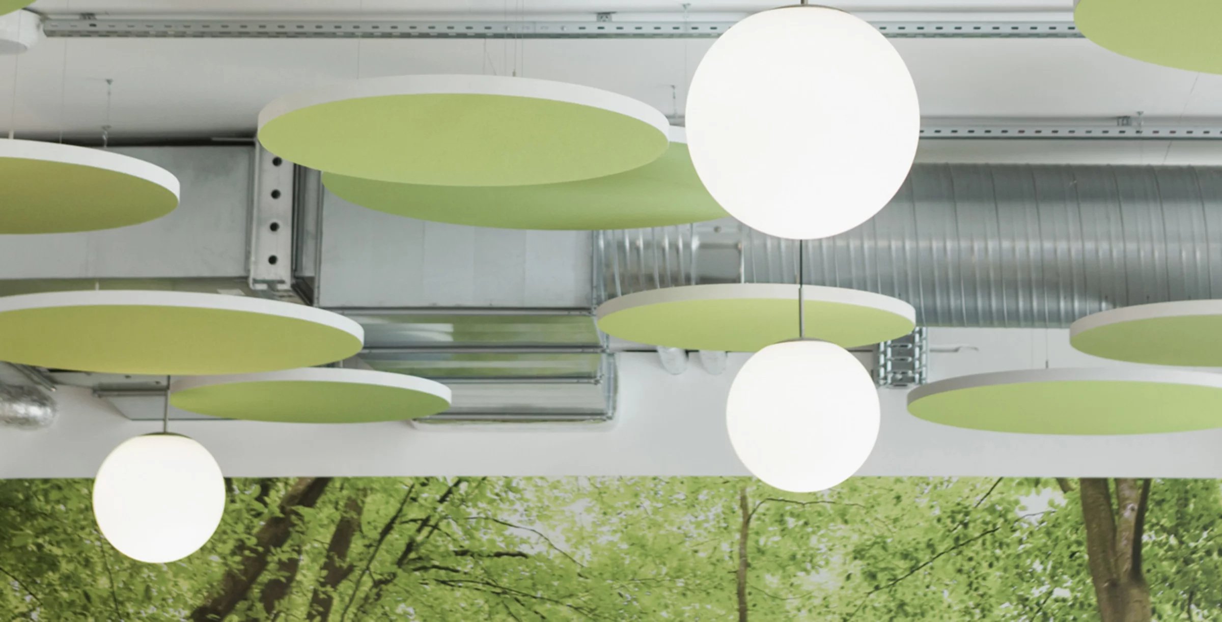 Knauf’s Floating Ceiling Designs for Open Plenum