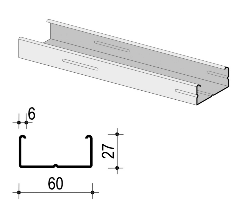 Knauf - CD 60 ×27 × 0,6 - Profil CD