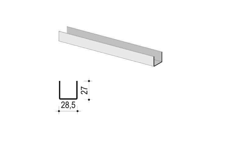 Knauf - UD profil 28 x 27 x 0,6 - 00176336_Profil UD