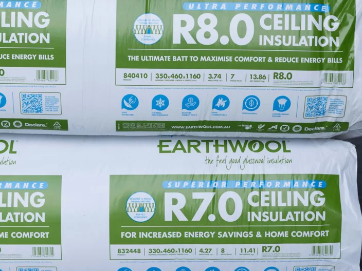 Earthwool R7.0 and R8.0 Ceiling Batt