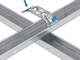 Knauf - Kruisverbinder niet gebogen voor UA met CD 60/27 - Raccord en croix non plié pour UA avec CD 60/27_1